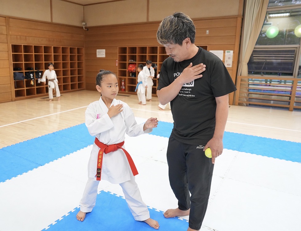 子どもへ受け継がれていく稽古
